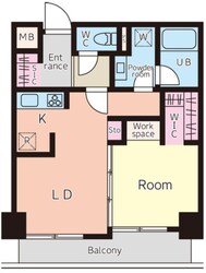 朝日広尾マンションの物件間取画像